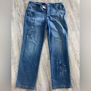 Gloria Vanderbilt Amanda Straight Leg Jeans
